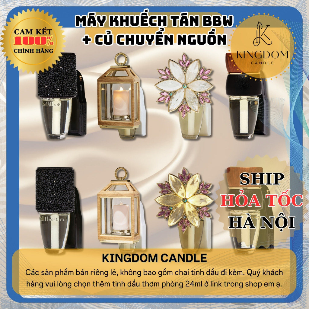 [110v]Plug tinh dầu Bath & Body Works - Máy khuếch tán tinh dầu chính hãng - Plug BBW [Có combo kèm 