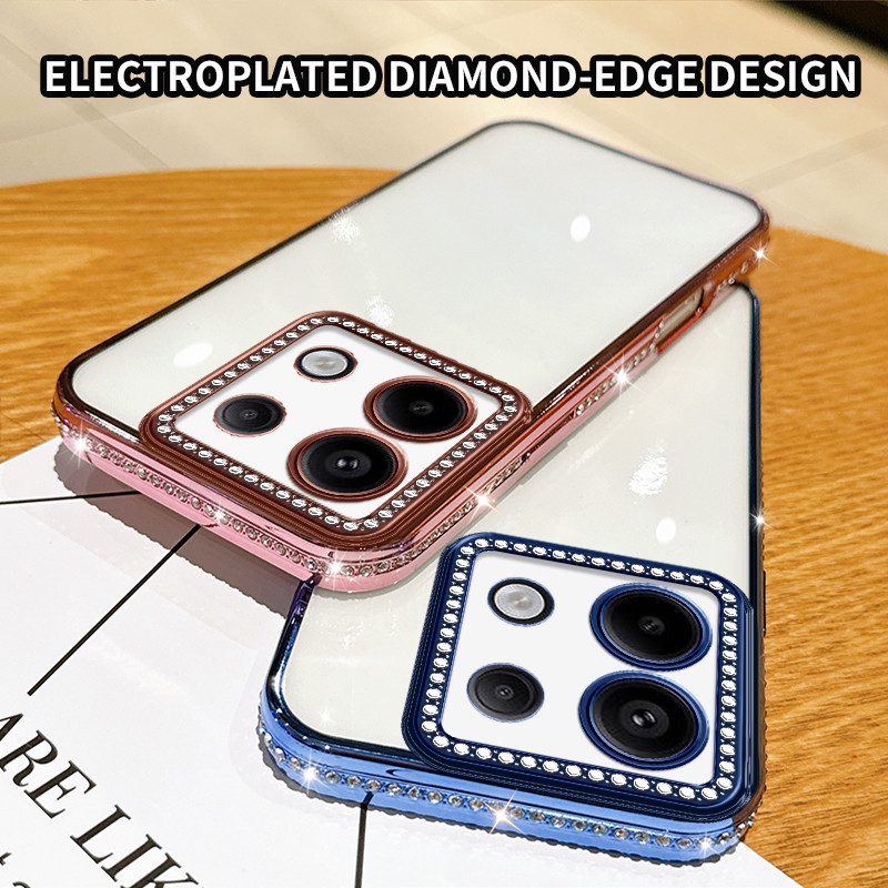 Ốp lưng Redmi Note 13 Pro 5G 2312DR50C 2312CRAD3C 2312DRA50G 2312DRA50I Vỏ điện thoại trong suốt viề