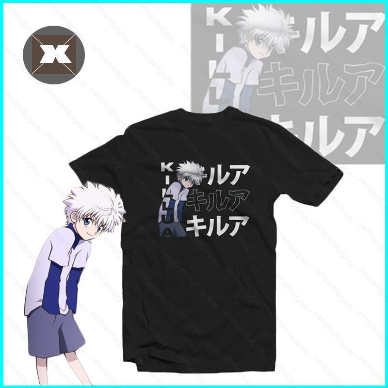 Áo phông cosplay Killua Zoldyck từ Hunter x Hunter, style unisex thời trang