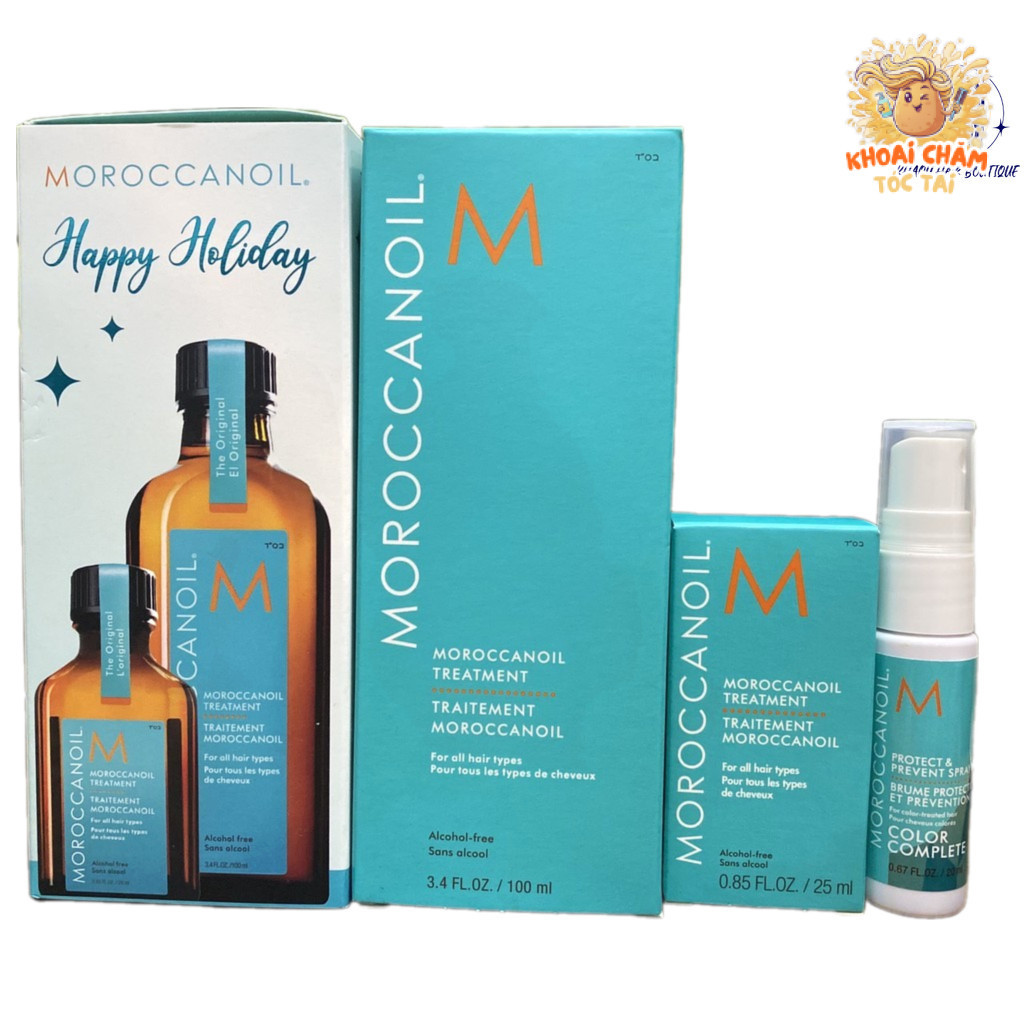 Combo quà tặng Happy Holiday Moroccanoil [ MQK ]