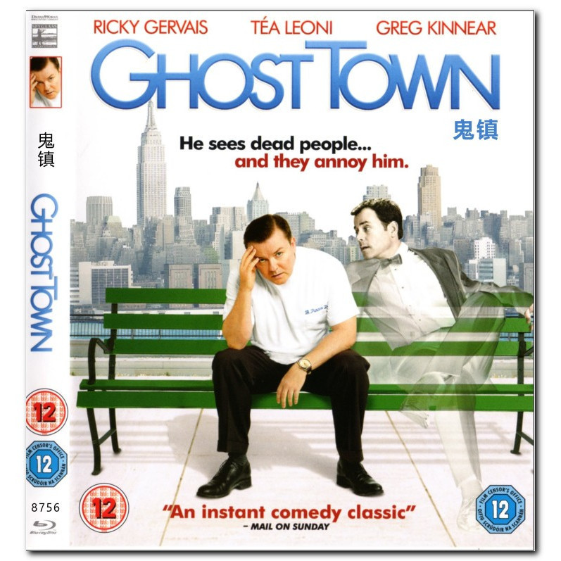 [Tiếng Anh] Blu-ray HD Movie 4K UHD 1080P Ghost Town (2008)