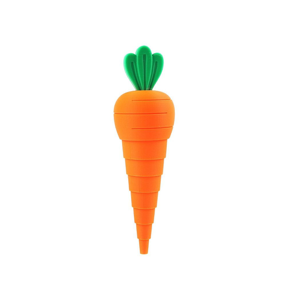 New Product#3d Print Carrot Radish Tower3D Printed Decompression Ring Spiral Creative Toy Shrink Toy