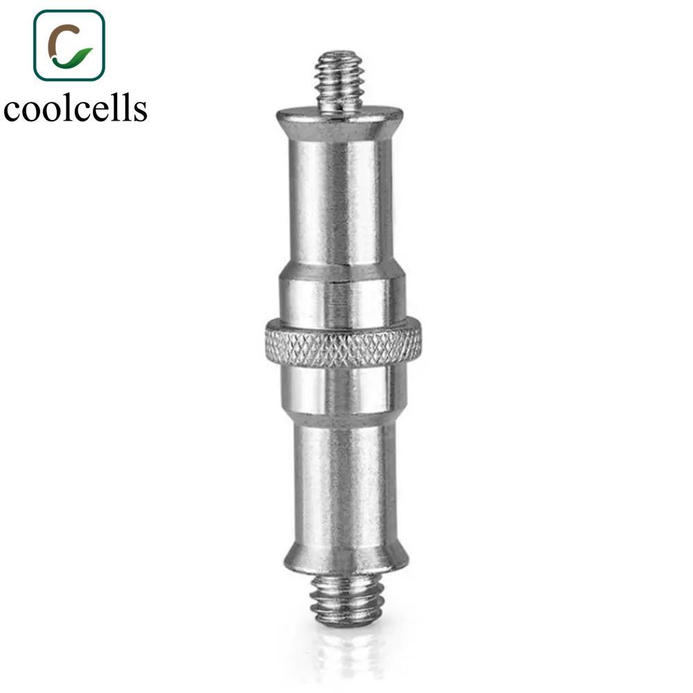 COOLCELLS Spigot Stud Adapter 1 / 4 đến 3 / 8 cho Ô Đèn Flash Kim Loại Bền 1 / 4 '' Thread Studio Ph