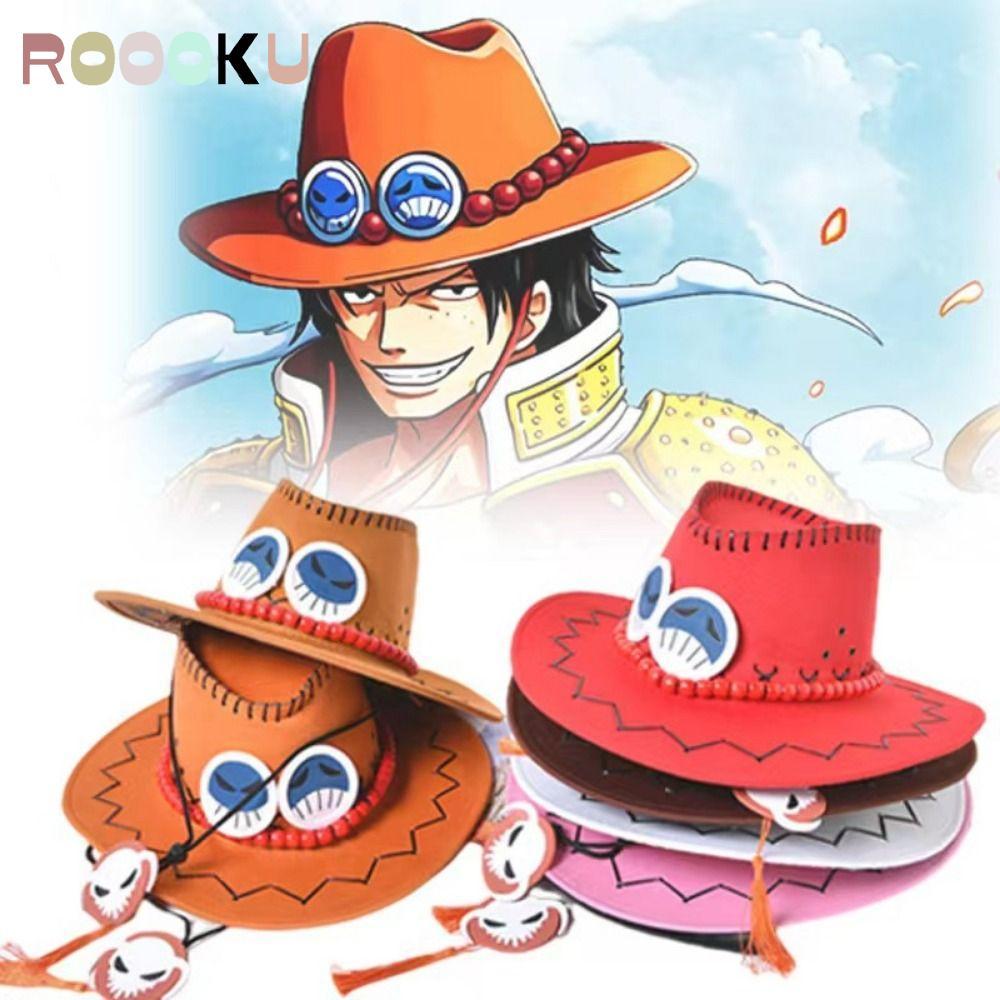 Mũ cosplay nhân vật One Piece - Luffy, Ace và Law, unisex cho người lớn