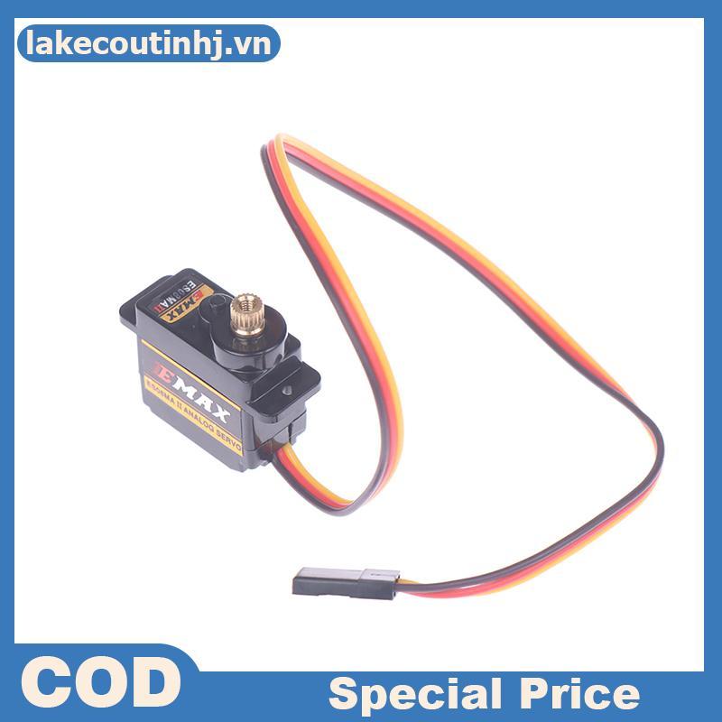 Lu 1 Đen EMAX ES08MA II Kim Loại Gear Micro servo Kỹ Thuật Số servo Lên Cho RC Model tinhj