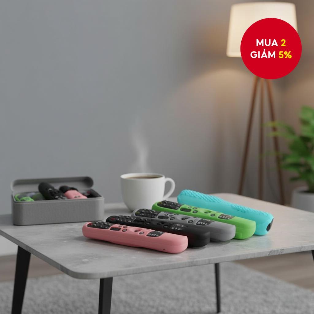 Vỏ silicon chống sốc cho điều khiển tivi LG Smart 2021 các mẫu MR22GA MR21GA MR23GA MR24GA