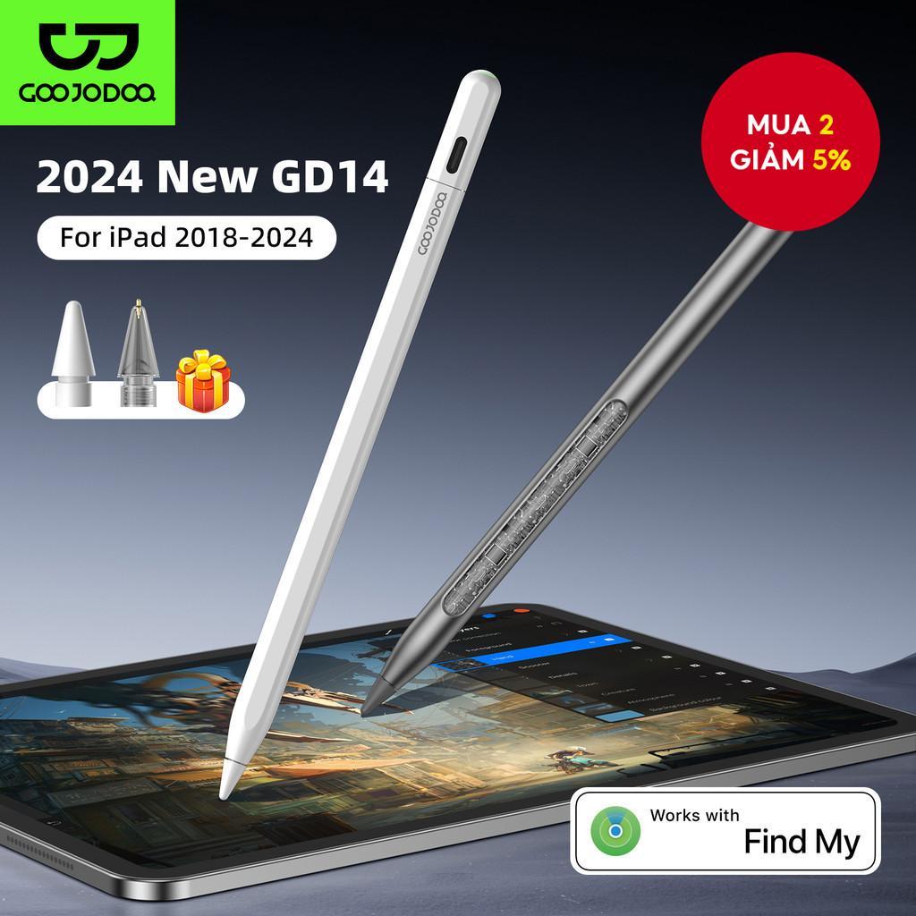 Bút cảm ứng Goojodoq GD14, chương trình tùy chỉnh, tìm bút cho iPad Gen 10/9 Air4/5/6 Pro 11/12.0/13
