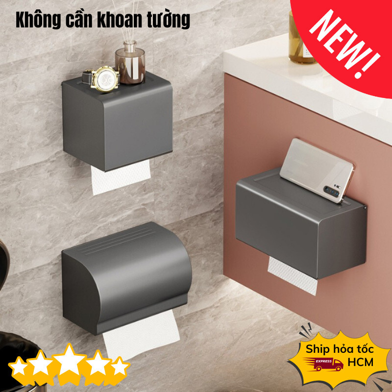 Hộp Giấy Toilet Treo Tường Joful home Chất Liệu Nhôm, Chống Nước Tốt