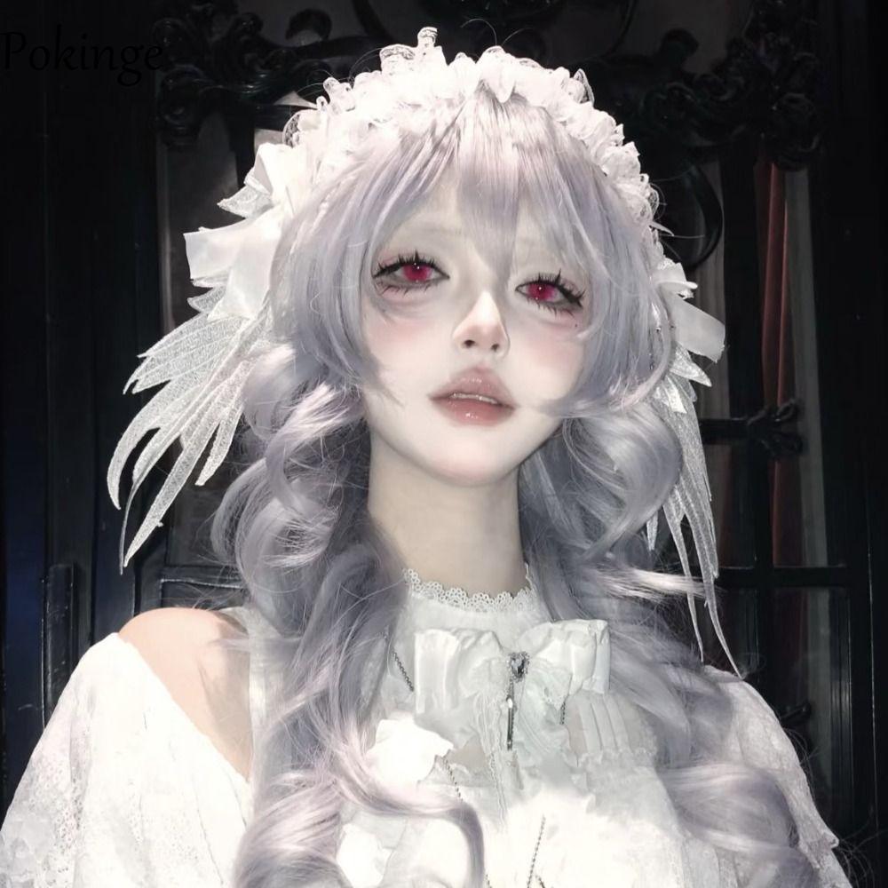 POKINGE Gothic Wings Headband - Y2K Style CosplayAccessory, Cute Bow Decoration, Gothic Elements