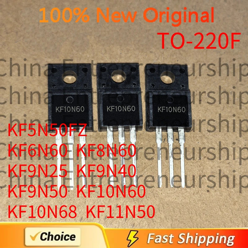 5 Chiếc KF5N50FZ KF6N60 KF8N60 KF9N25 KF9N40 KF9N50 KF10N60 KF10N68 KF11N50 TO-220F Hiệu Ứng Trường 