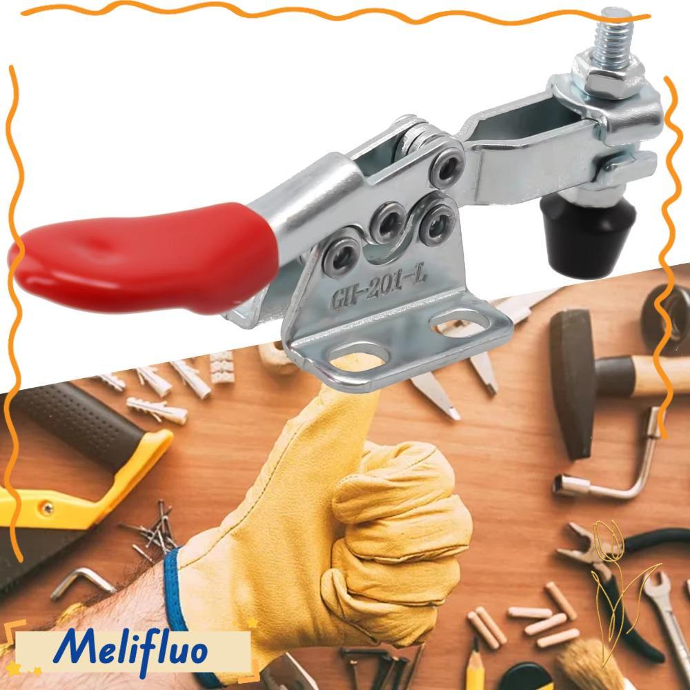 Kẹp cố định hàn MELIFLUO, Dụng cụ cầm tay Kẹp chuyển đổi ngang, Bền GH201-B Phát hành nhanh Kẹp ngan