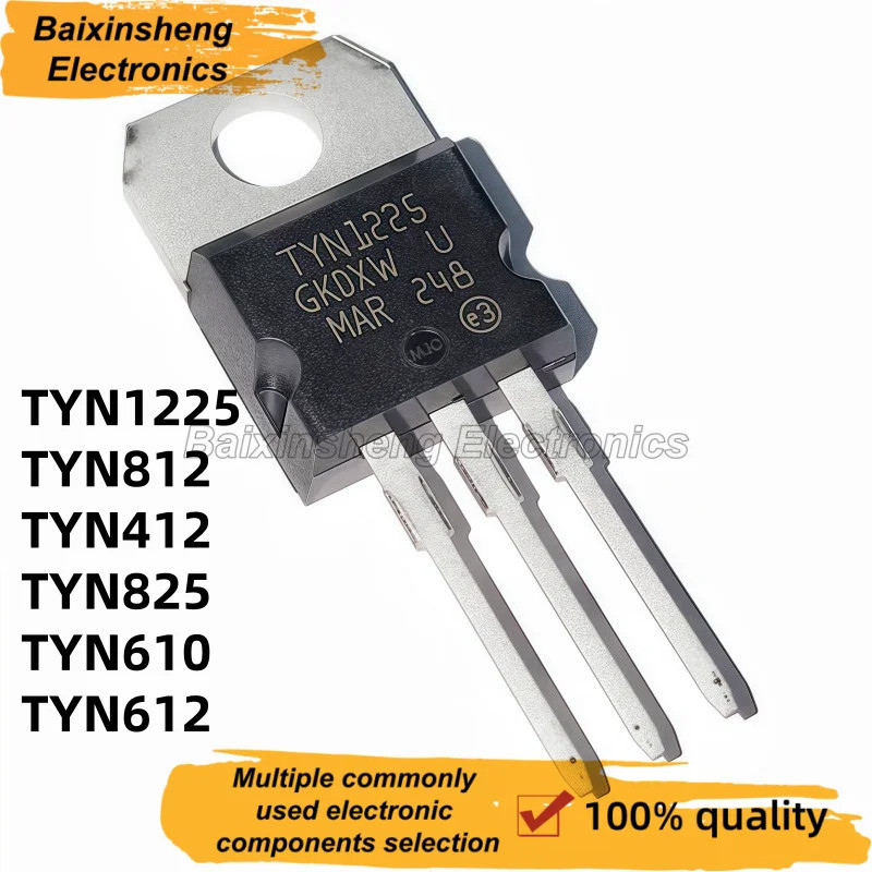 5 CHIẾC TENN1225 1225 TENN812 812 TENN825 825 TENN610 610 TENN612 612 412 TO-220 thyristor một chiều