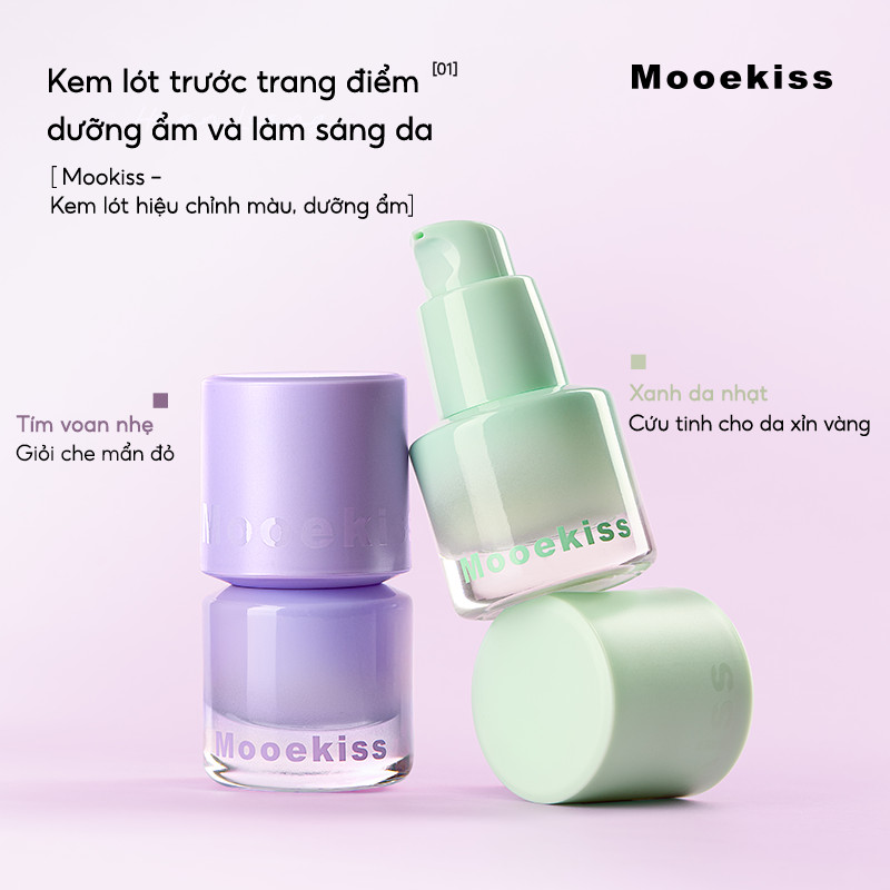 Kem lót và che khuyết điểm đa năng Mooekiss giúp làm sáng da, giảm thiểu lỗ chân lông và che khuyết điểm | BigBuy360 - bigbuy360.vn