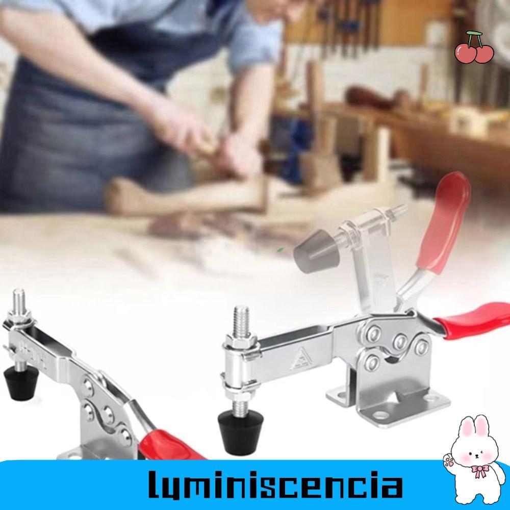 Kẹp chuyển đổi LUMINISCENCIA, Kẹp cố định hàn ngang GH201-B, Kéo đẩy tháo nhanh Hình chữ U Kẹp ngang