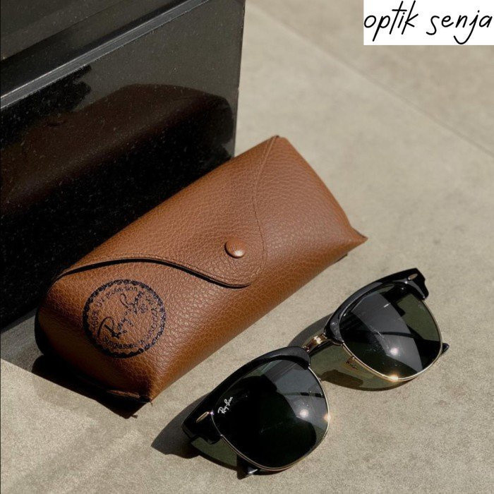 Kính quang học sáng Clubmaster 3016 Kính râm Acetate vàng đen