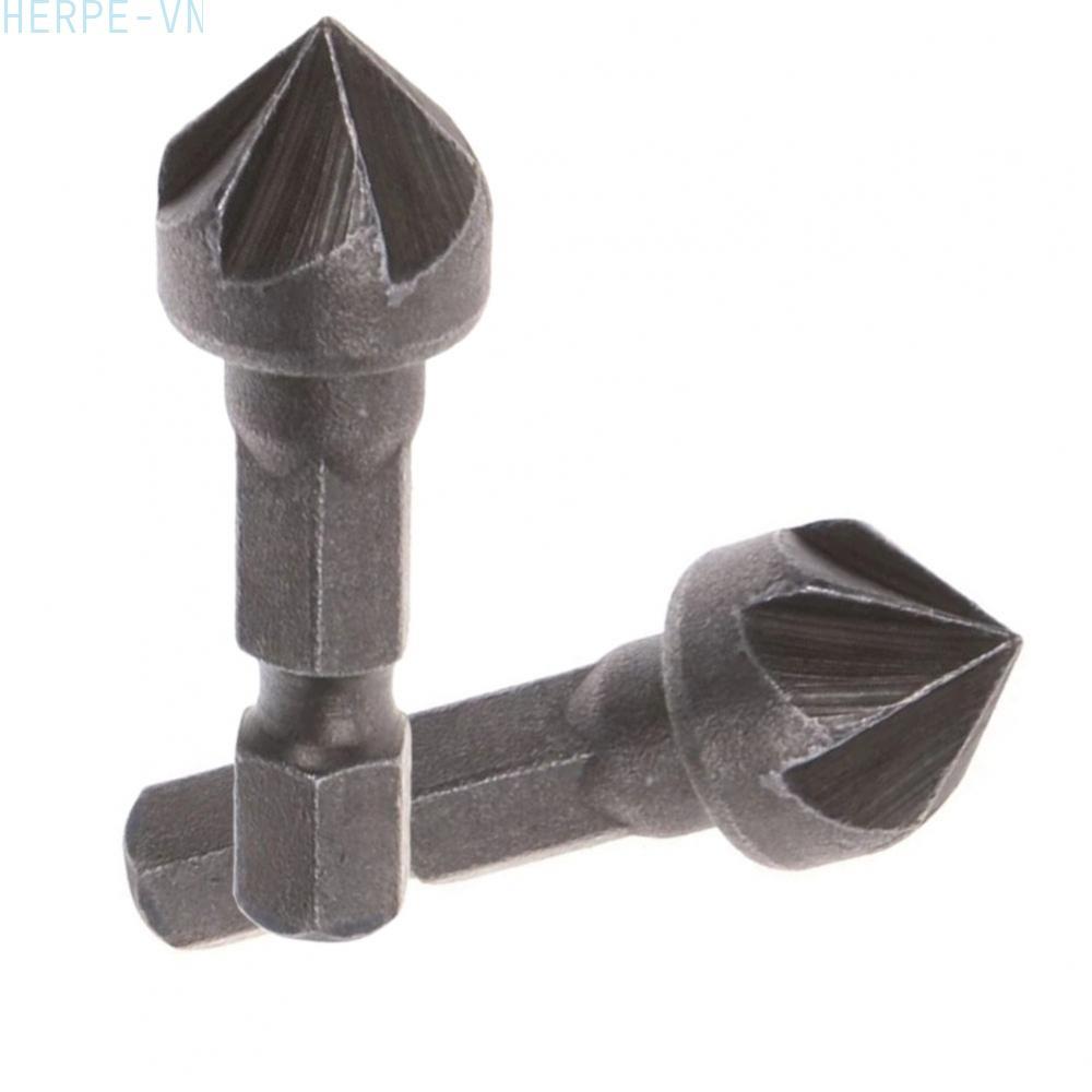 [HERPEVN]5 Flute Countersink Prepares Countersunk Screws Five Flute Cutting Head[Ready stock]