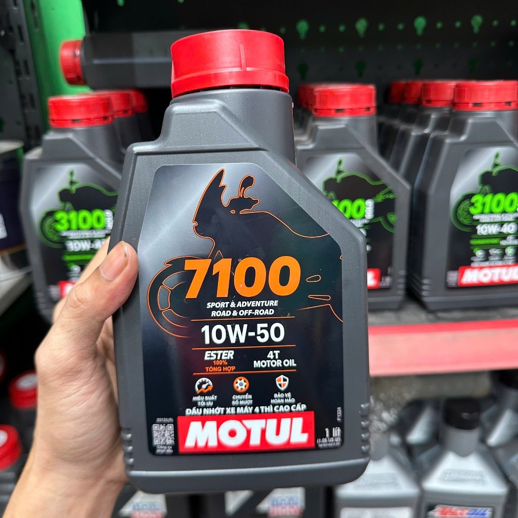 Dầu Nhớt Chính Hãng MOTUL 7100 10W-50 Có Chiết Lẻ (100% Tổng Hợp Cao Cấp) MA2 SN - chạy 3000km
