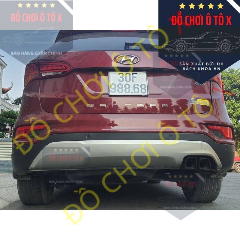 Chữ santafe đuôi xe