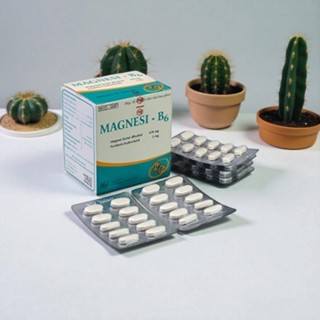 Viên uống bổ sung Magie B6 bổ thần kinh - Magnesi B6 470/5mg hộp 100 viên