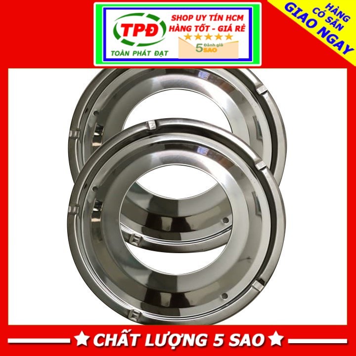 Kiềng bếp gas mặt kính 5 chân + 2 Khay mâm inox sử dụng cho các loai bếp gas đơn ,  bếp đôi mặt kính thông dụng