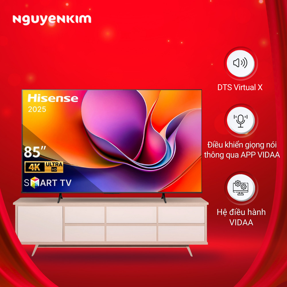 Smart Tivi Hisense 4K 85 inch 85A6Q