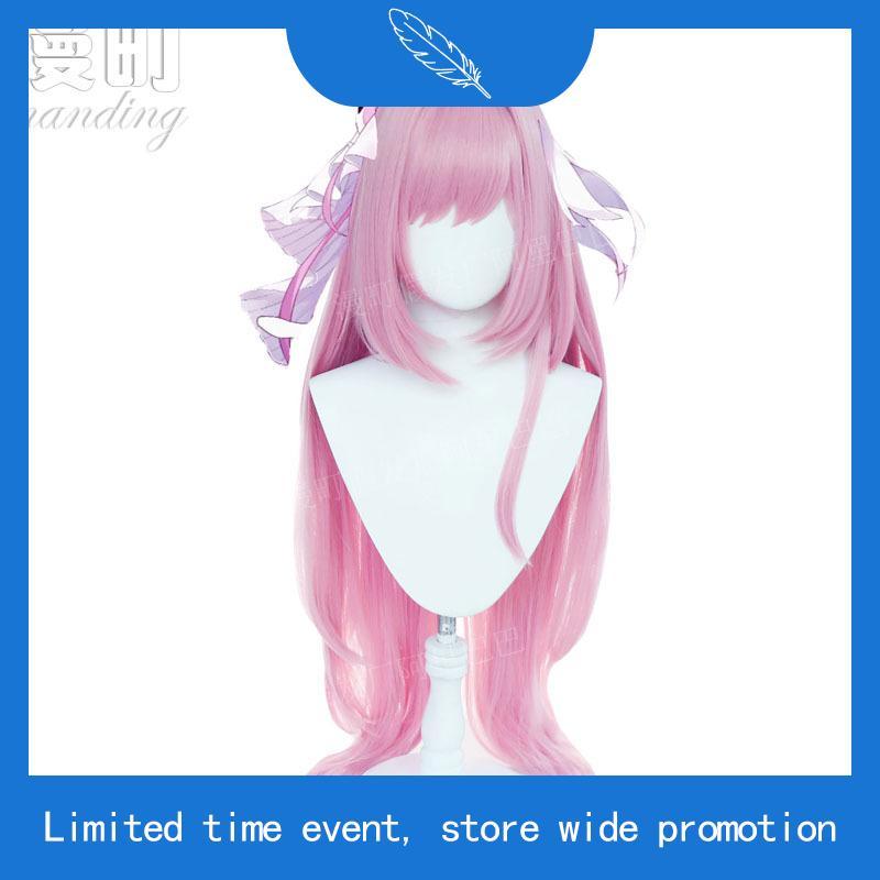 【Manmei】Honkai Impact 3rd Elysia Cosplay Wig 80cm/110cm Long Pink Heat Resistant Hair