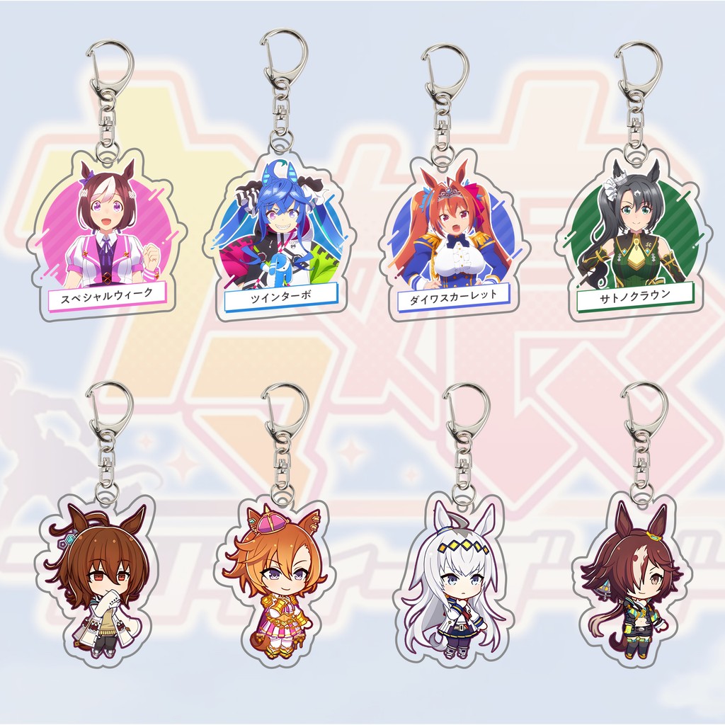 Fans gifts keychains Acrylic Stand Ornaments Anime Uma Musume Pretty Derby Oguri Cap