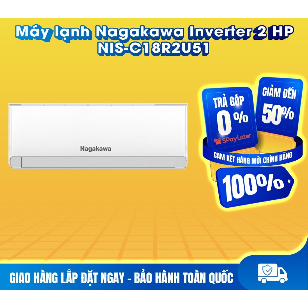 Điều hòa Nagakawa Inverter 18000BTU NIS-C18R2U51