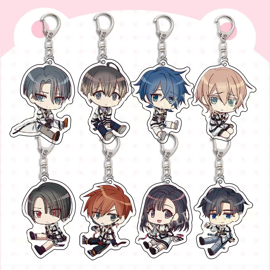 Anime MILGRAM Keychain Haruka Sakurai Futa Kajiyama Mikoto Creative Figures