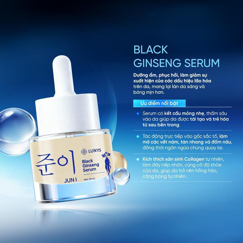 Hàng sẵn có Vận chuyển nhanh TK Bán chạy Black Ginseng Serum Black Ginseng Serum Dưỡng ẩm Cải thiện 
