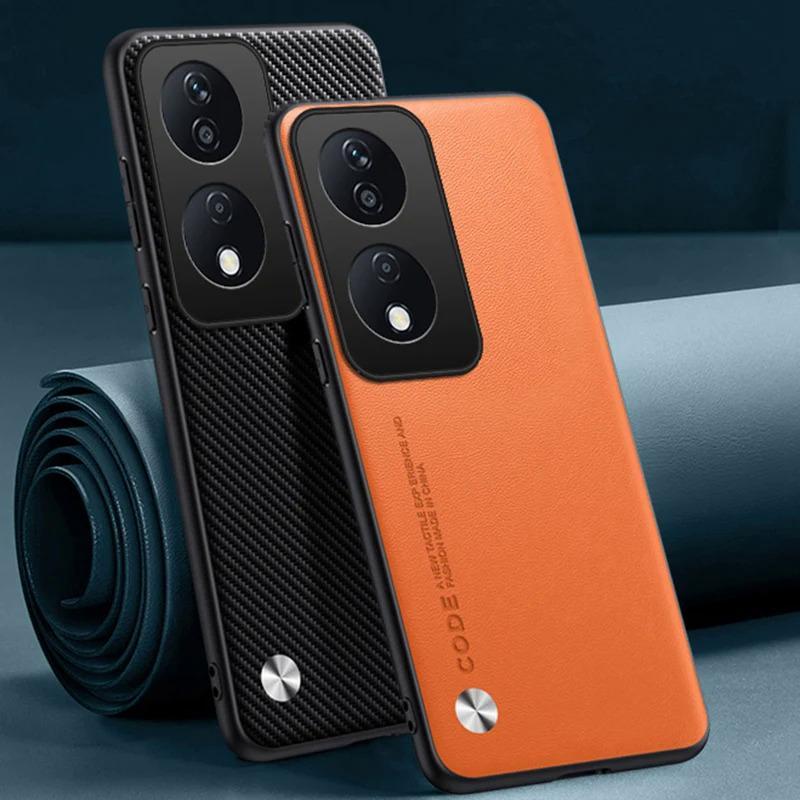 Ốp điện thoại da PU sang trọng dành cho Honor x7b X7 B Ốp điện thoại silicon chống sốc bảo vệ toàn d