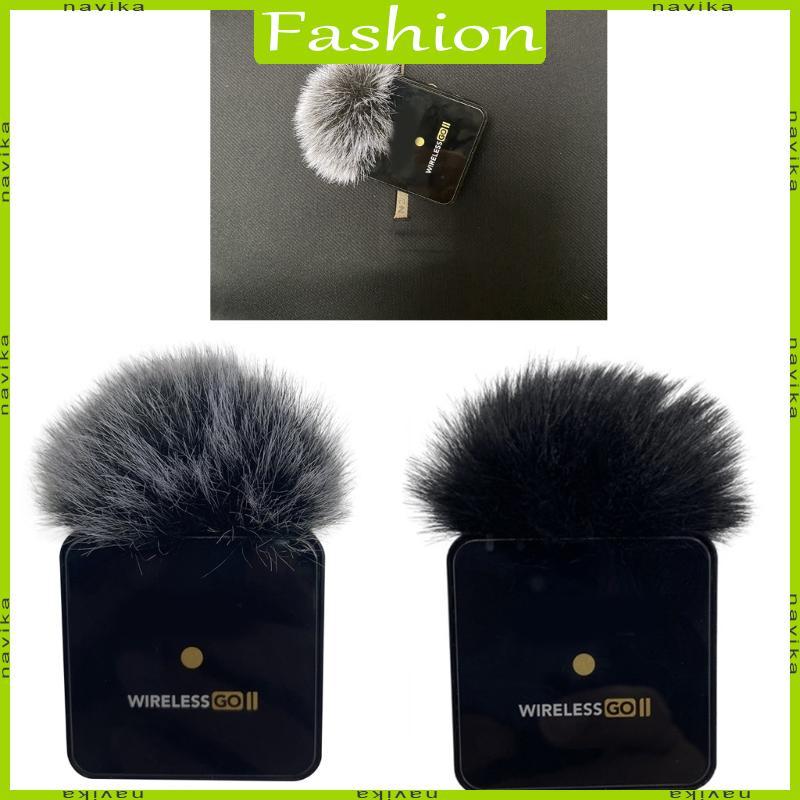 NA Soft Microphone Muff Wind Cover Plush Microphone Tay áo cho Rode Go II