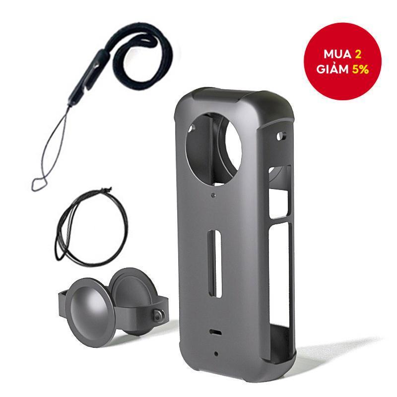 Nắp bảo vệ ống kính silicone mềm HOT cho Insta360 X3 + Nắp bảo vệ thân máy, nắp ống kính cho camera 