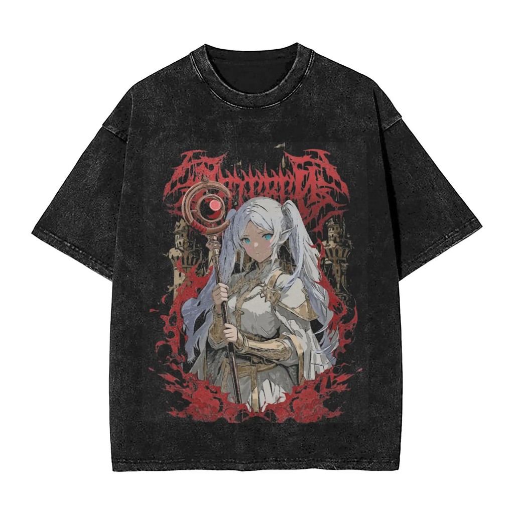 Áo Thun Ngắn Tay Frieren: Beyond Journey's End - Cotton 100%