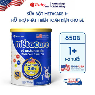 Sữa Bột MetaCare 1+ 850gr - Bé Tăng Cân Khoẻ Mạnh, Tăng Cường Đề Kháng, Phát Triển Chiều Cao