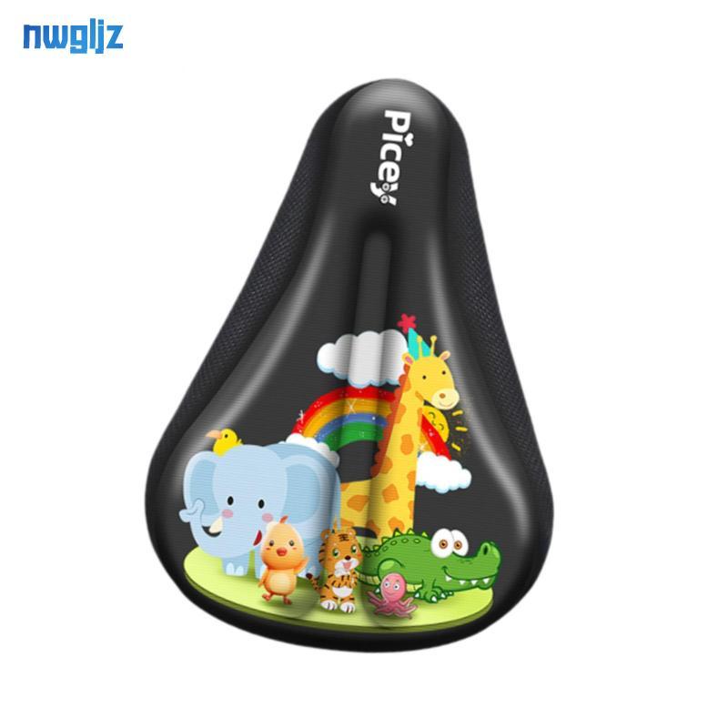 Vỏ Đệm Ghế Silicone Mềm 9x6 inch, An Toàn Cho Bé Khi Đi Xe Đạp