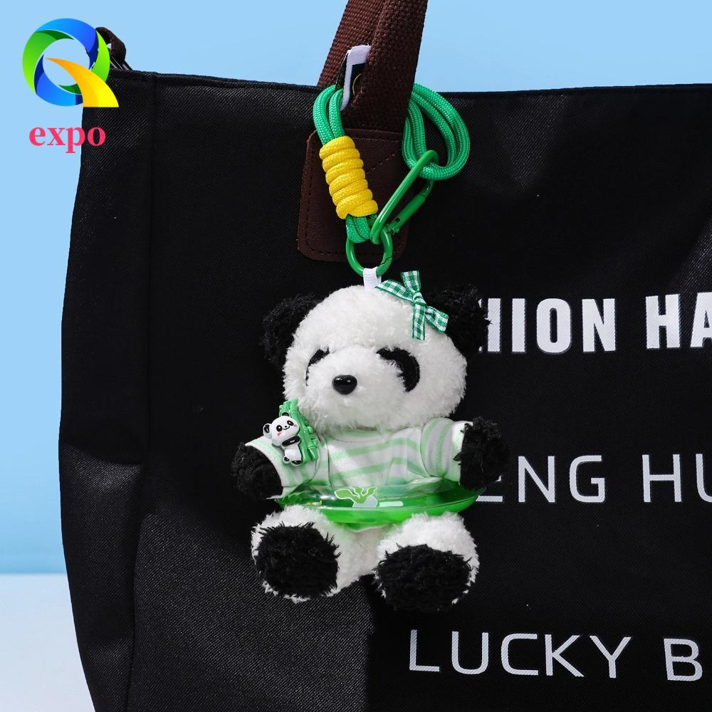 EXPO LIMIT Sang Trọng Túi Otter Mặt Dây Chuyền, Chìa Khóa Phụ Kiện Nhồi Bông Mềm Hoạt Hình Phi Công 