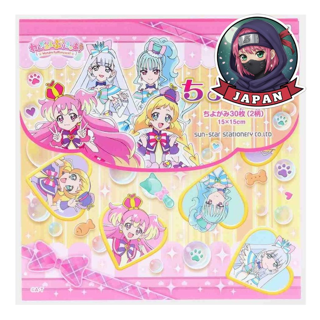 Precure tuyệt vời [Đồ chơi giáo dục] Chiyogami Precure Shipped from Japan