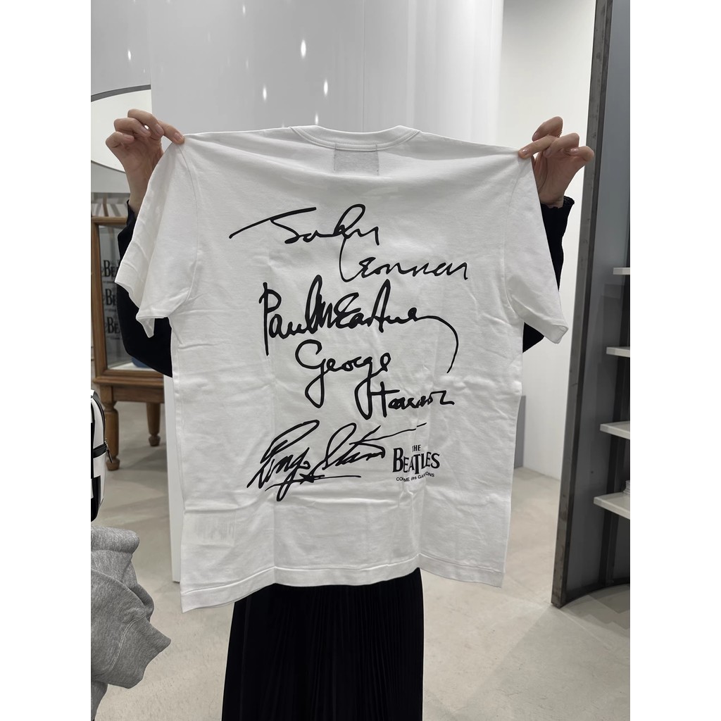 Áo Thun Ngắn Tay CDG PLAY - Phong Cách Beatles Series