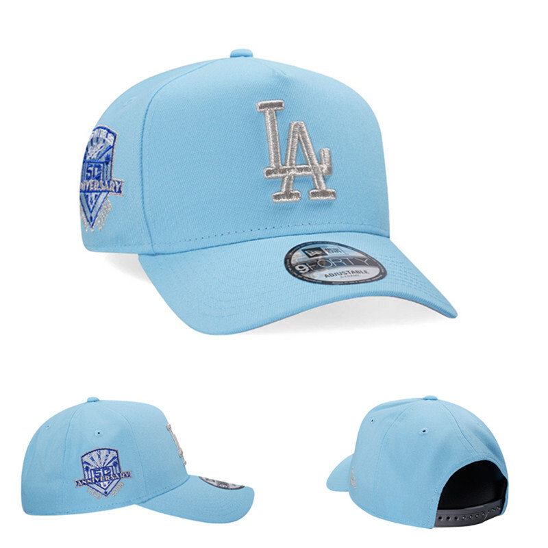 Mũ bóng chày Era Los Angeles Dodgers, vành cong, chống nắng
