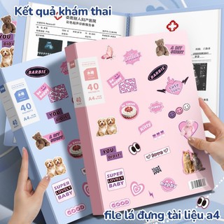 File Lá Tài Liệu Mesibo, bìa lá A4 với thiết kế chuyên nghiệp, chất liệu PP cao cấp, phù hợp để đựng báo cáo khám thai