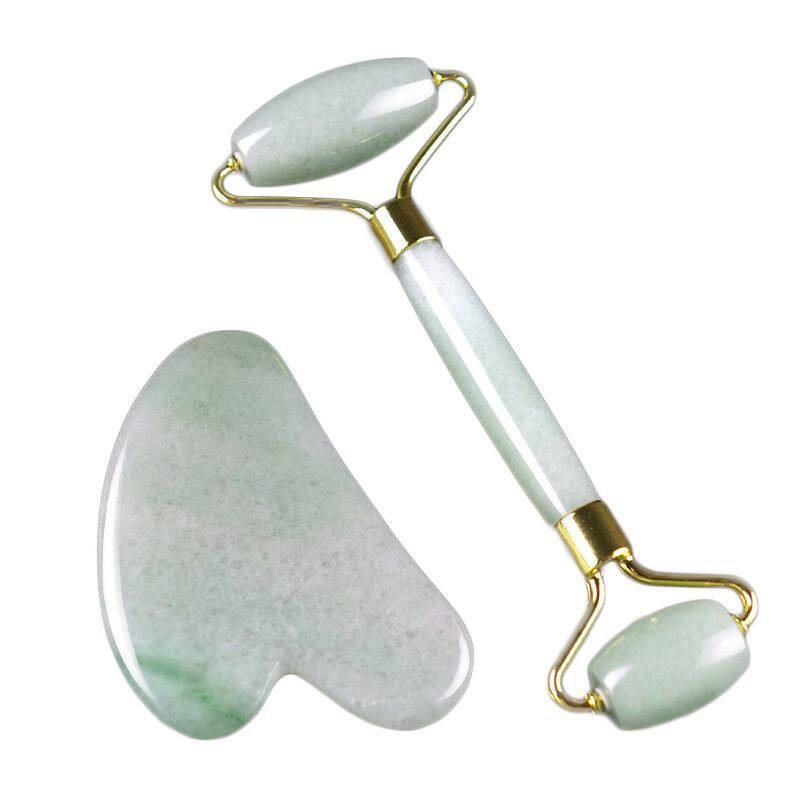 Massage Jade Roller Nâng cơ mặt Scraping Board Con lăn Massage mặt Mặt Old Jade Beauty Roller