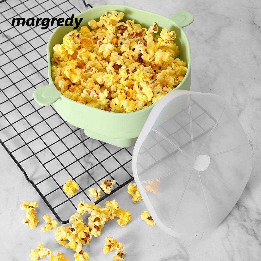MARGREDY Silicone Popper, Nắp Máy Làm Bắp Rang Có Thể Gập Lại, Silicon Popcorn Popper Chips / Trái C