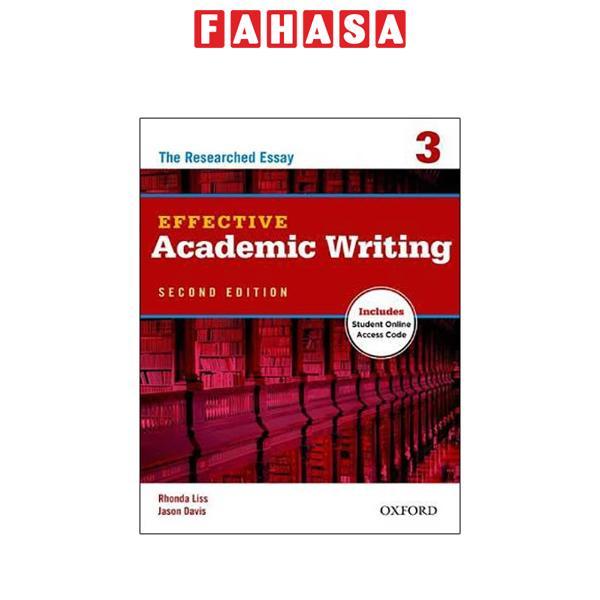 Effective Academic Writing 3 Student Book with Access to Oxford Learn 2Ed