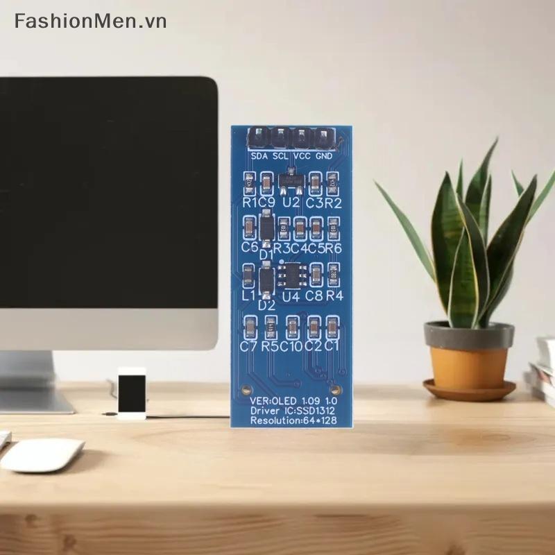 Mô-đun hiển thị OLED F & M 1.09 Inch 128x64 SSD1312 I2C Giao diện 4 chân cho Arduino Raspberry Pi Cô