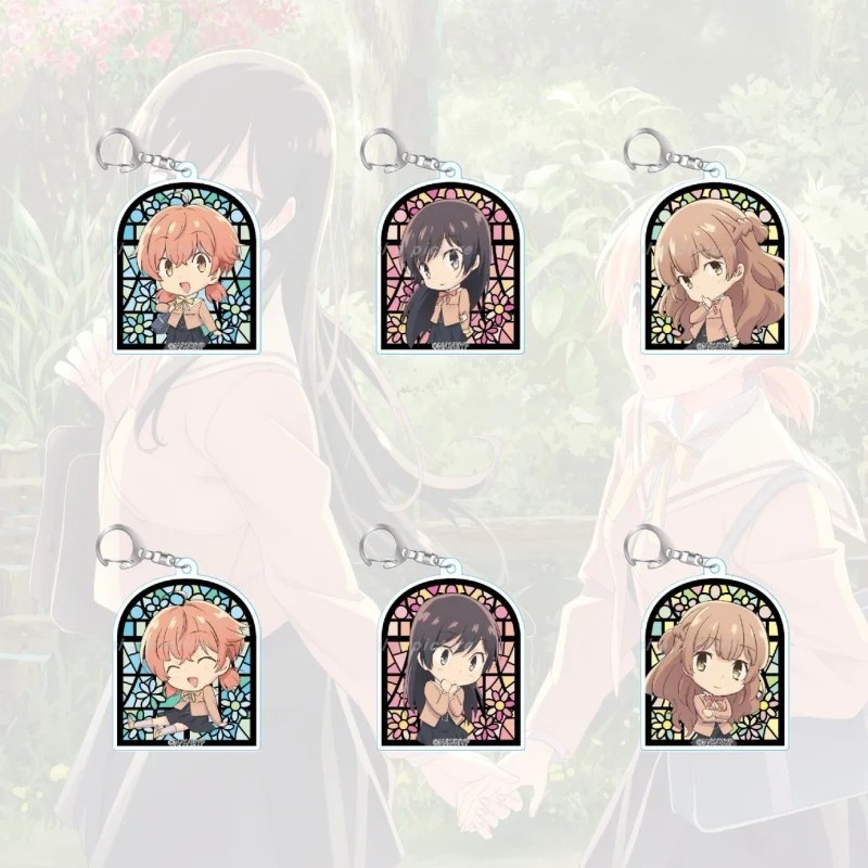 Móc khóa Bloom Into You Yagate Kimi ni Naru Yuu Koito Touko Nanami Sayaka Saeki mica acrylic anime c