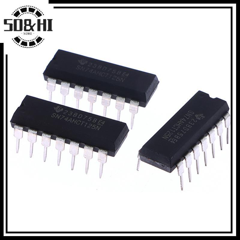 【 SD & HI 】 5 cái / lốc SN74AHCT125N 74AHCT125 74AHCT125N Chip Logic DIP-14 nội tuyến (vn)