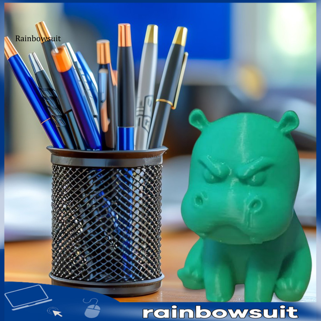 [RB] Hippo Trang Trí 3D In Hình Hippo Angry Hippo Hình 3D In Hình Trang Trí Bàn Làm Việc Dễ Thương G