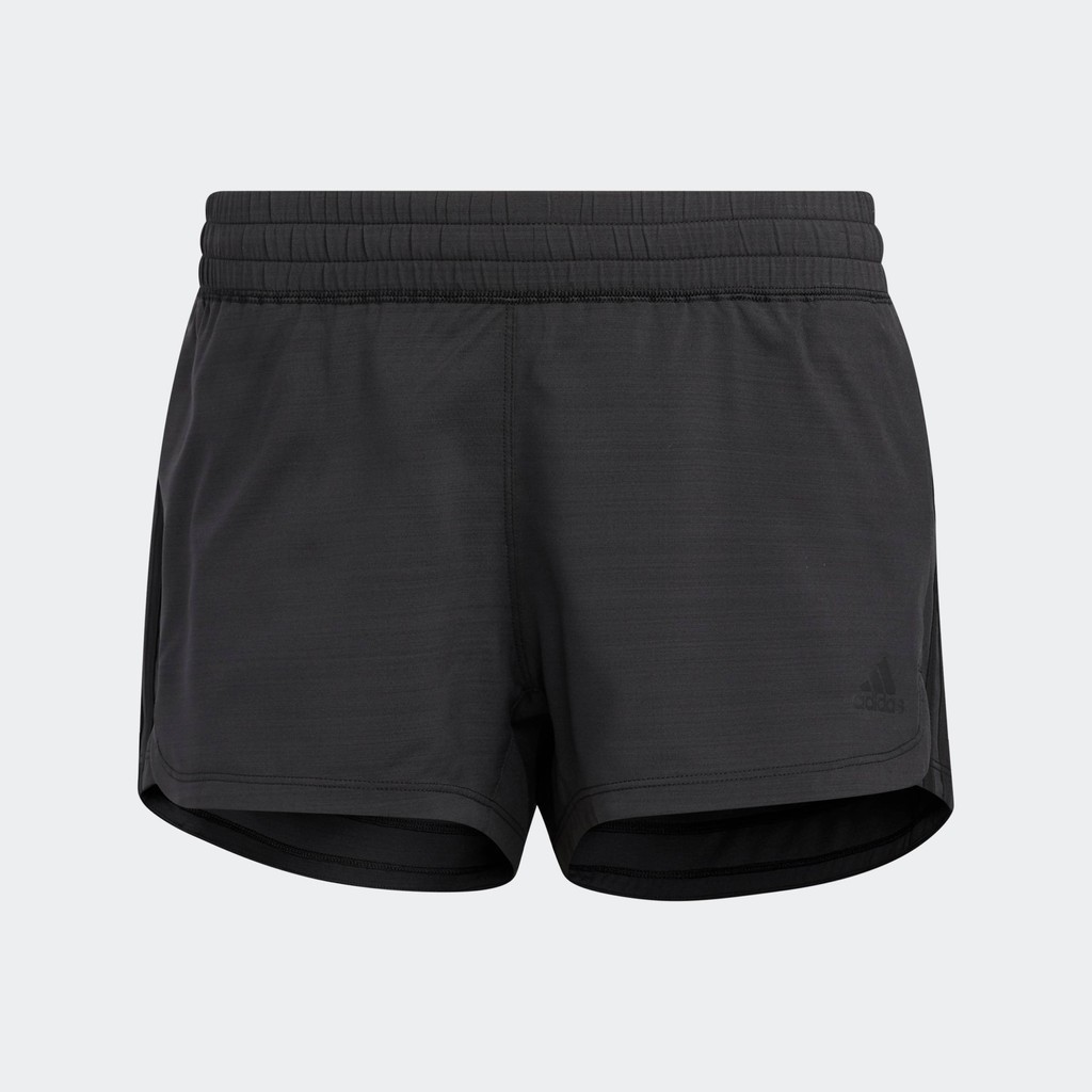 adidas Gym & Training Quần Short Muối Tiêu Dệt Thoi 3 Sọc Pacer Nữ Đen GT1186