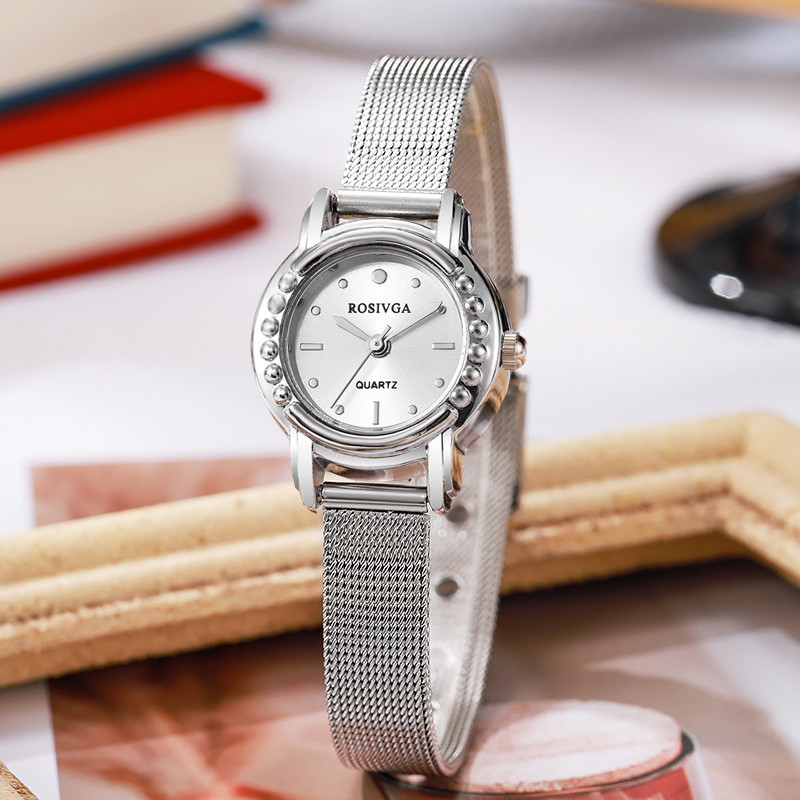 Đồng hồ nữ mặt số nhỏ Nhật Bản Phong cách đồng hồ nữ có giá trị cao cấp Niche Light Đồng hồ thạch anh đơn giản sang trọng 3.10 B